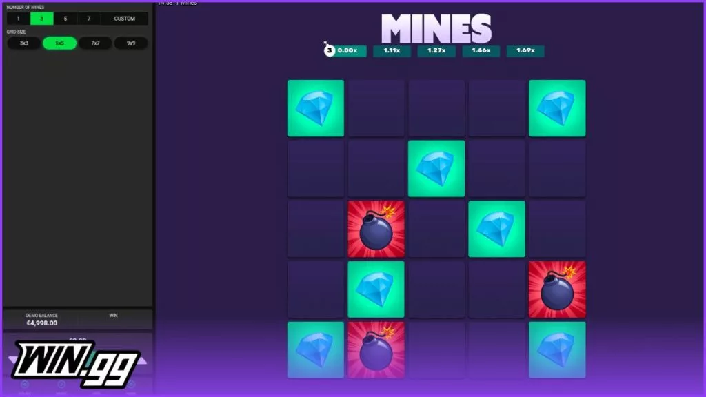 mines dare2win hackshaw gaming