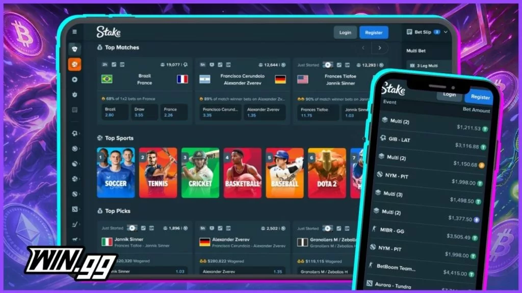 sports betting with bitcoin on stake