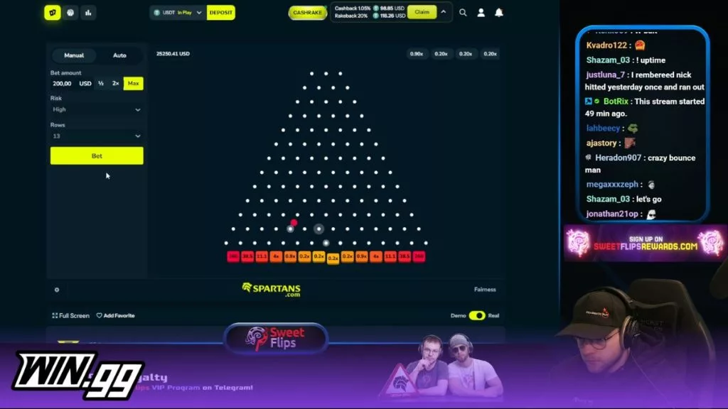 SweetFlips Plinko