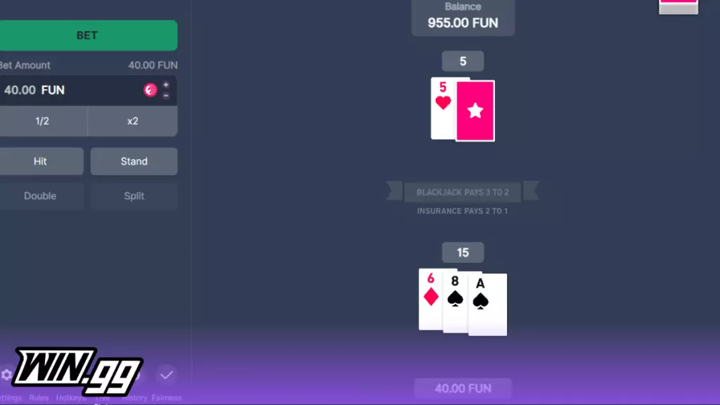 Blackjack at BitStarz