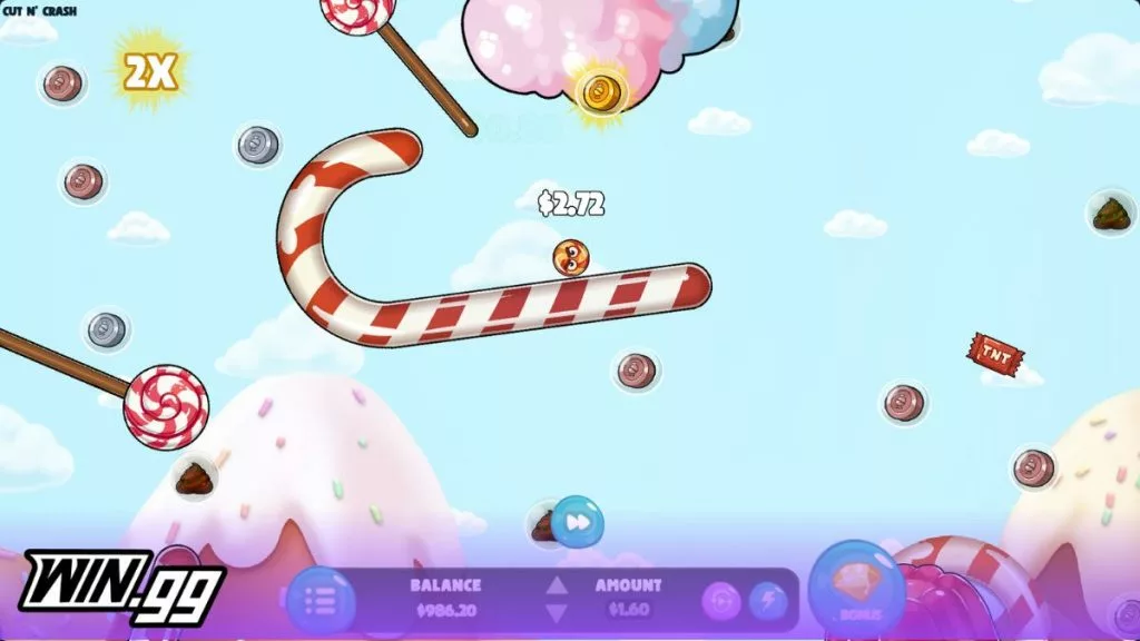 Online game Cut n crash.