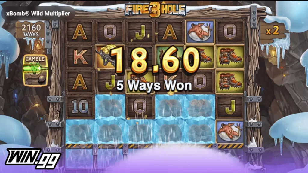 Fire in the Hole 3 slot win