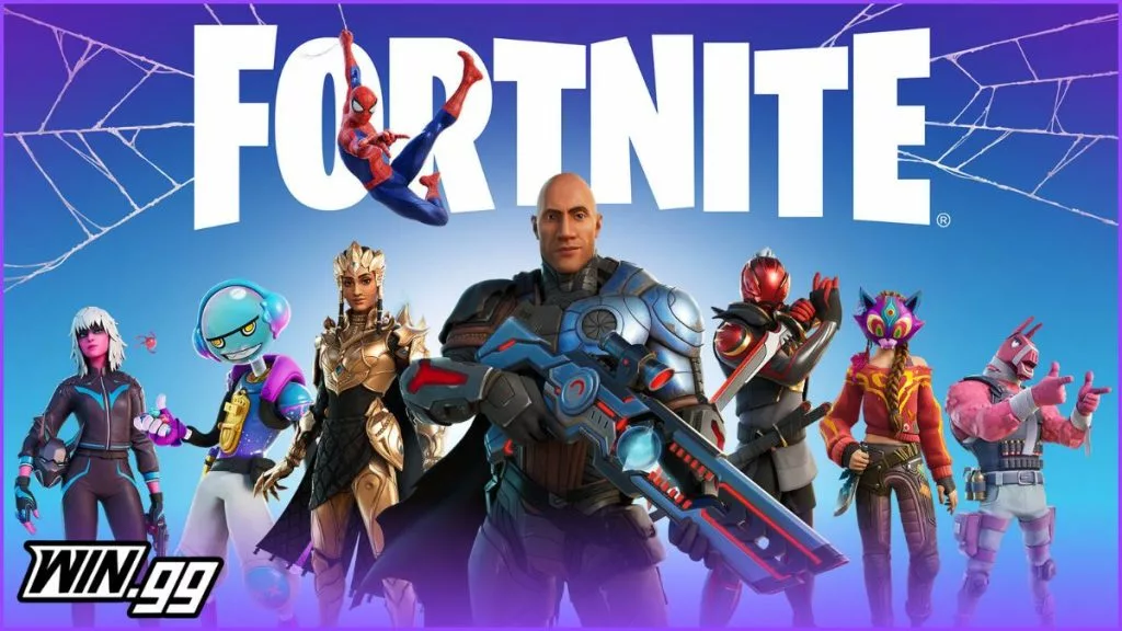 a wallpaper of fortnite