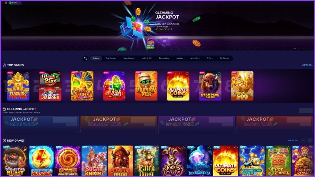 gleaming slots games to play with bonus