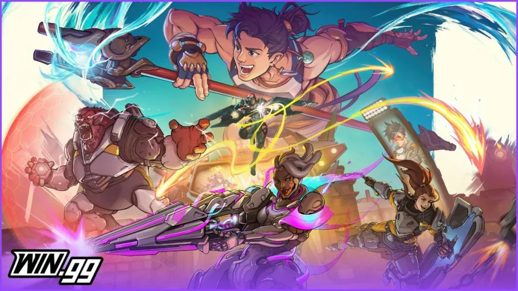 a wallaper of Overwatch 2
