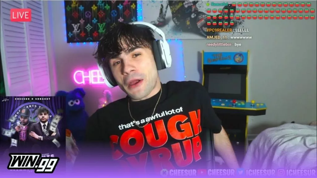 Kick streamer Cheesur
