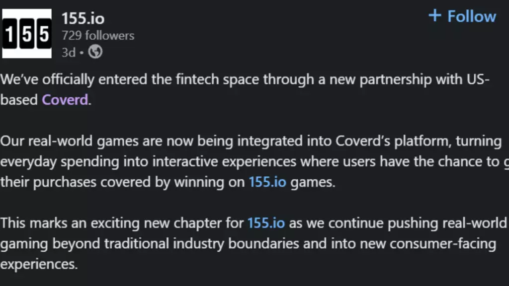 115.io and Coverd LinkedIn post