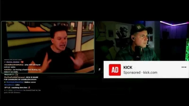 Kick ads backlash