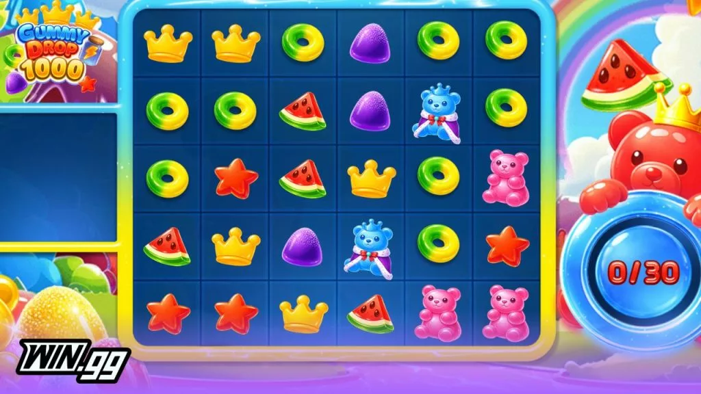 Playing the Gummy Drop 1000 slot