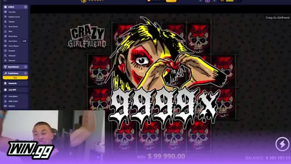 SteveWillDoIt's max win on the Crazy Ex-Girlfriend slot
