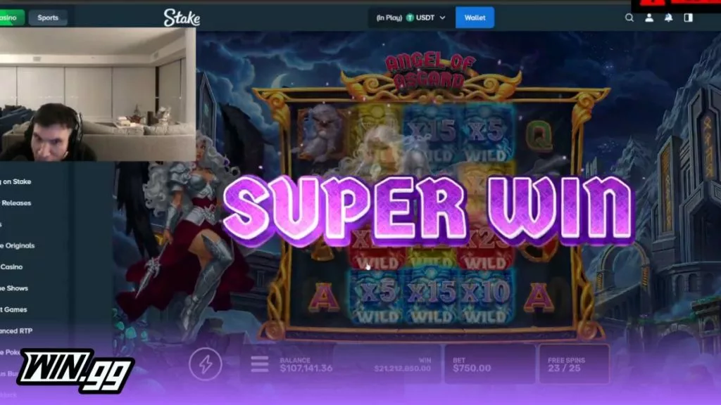 Trainwreckstv playing Angel of Asgard