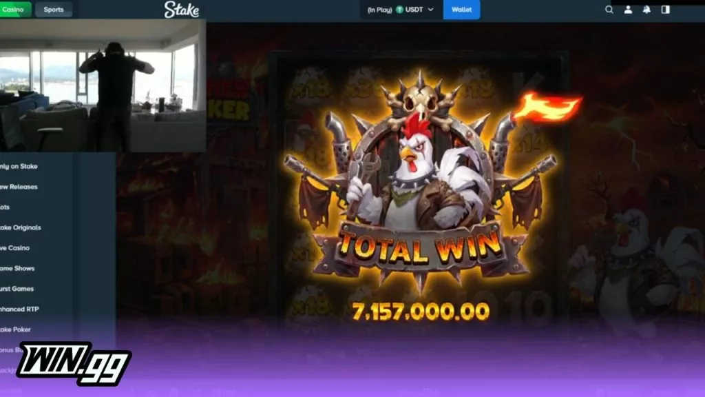 Trainwreckstv dancing after his Motherclucker win