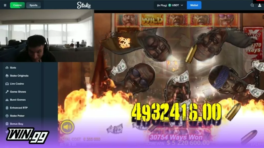 Trainwreckstv making almost $5 million from one San Quentin 2 slot spin