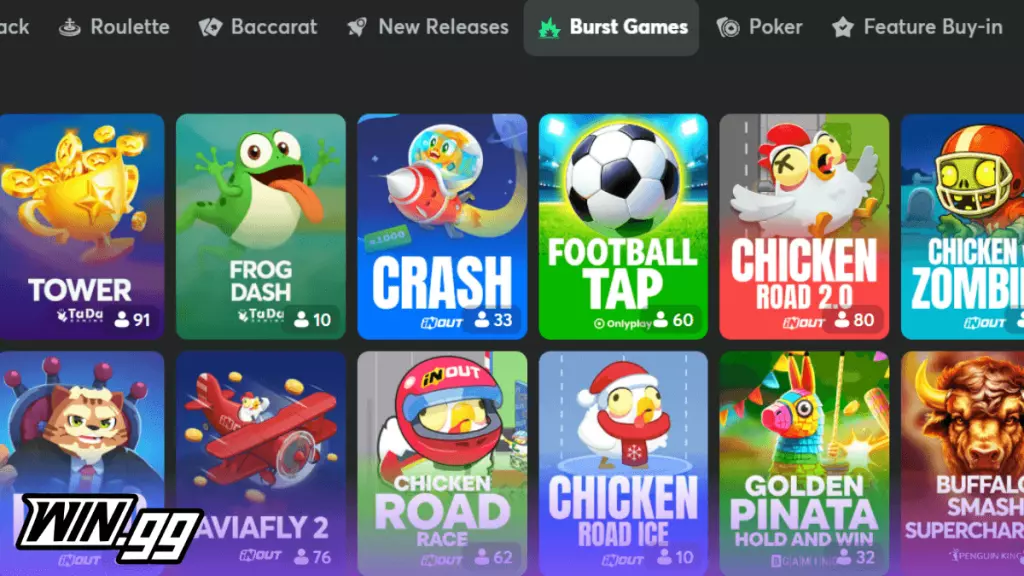 Burst games