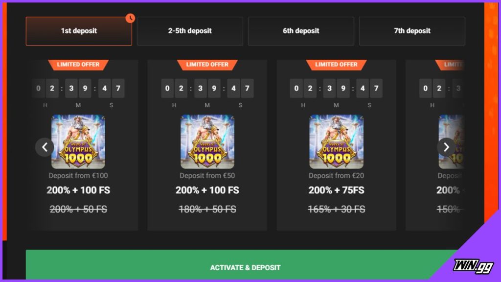 GGBet welcome bonus