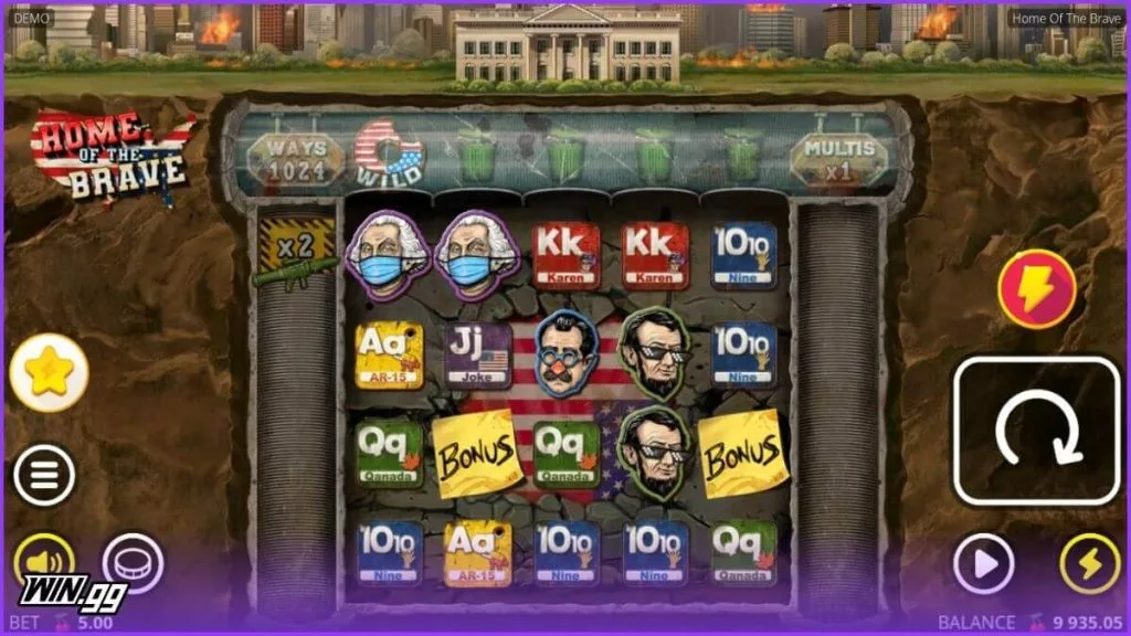 Home of the Brave - Nolimit City - Goated.com casino slots