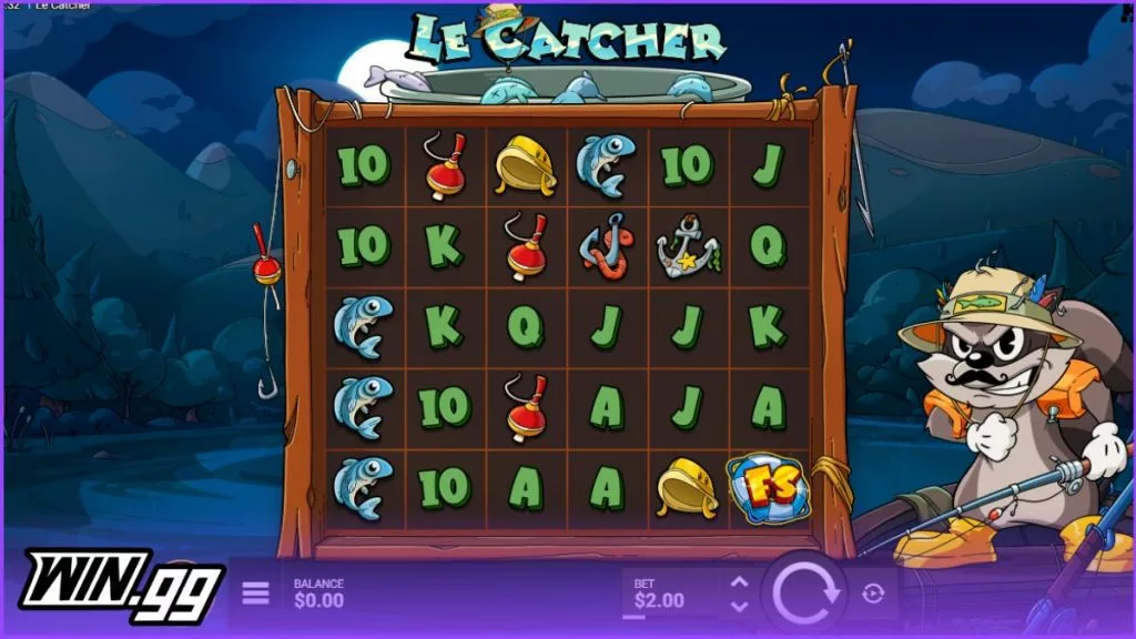 a screenshot of Le Catcher at Stake.com