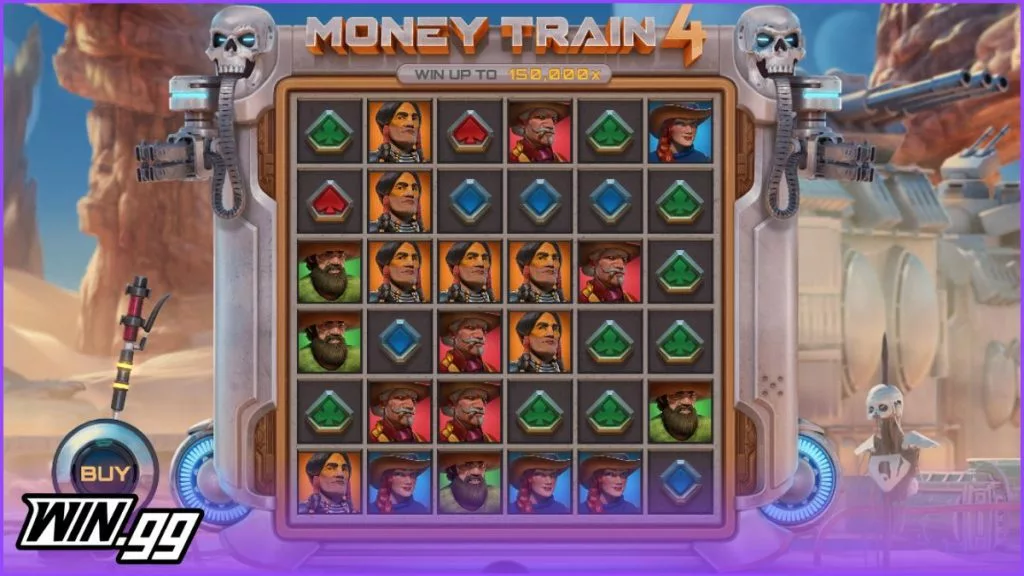 a screenshot of Money Train 4 in Snatch Casino