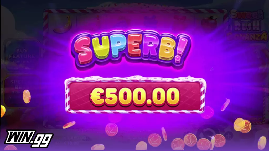 Sweet rush bonanza super win