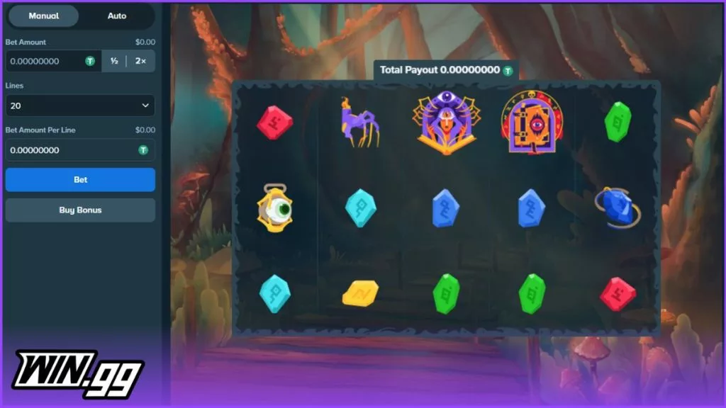 a screenshot of Tome of Life, a game from Stake.com