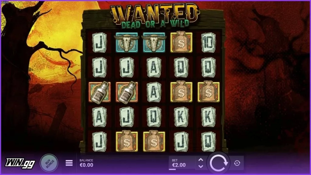 wanted dead or a wild - rainbet top slot