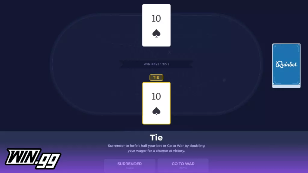 War at Rainbet