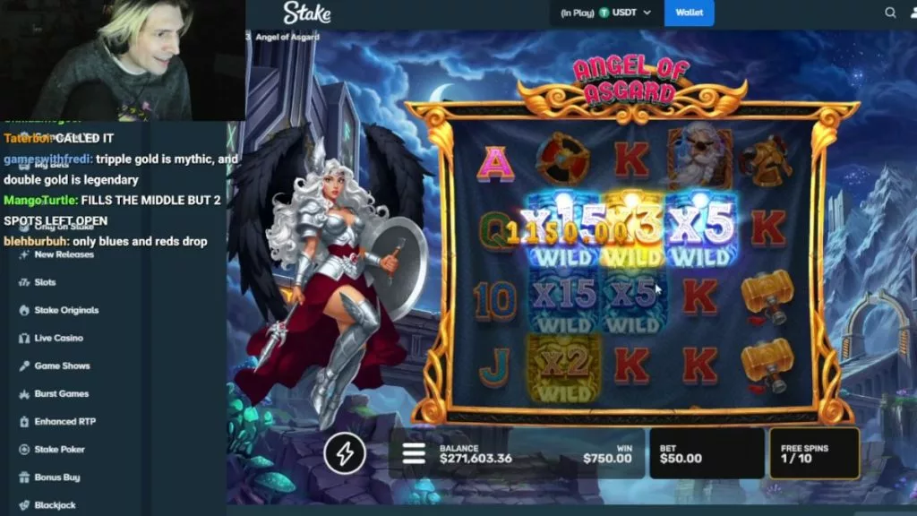xQc playing Angel of Asgard