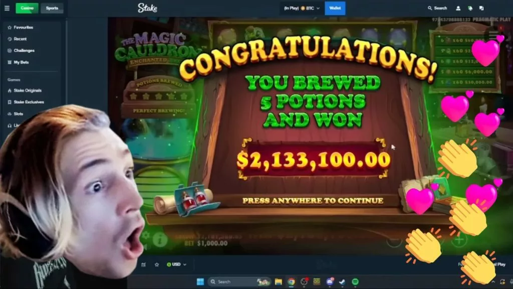 xqc big win