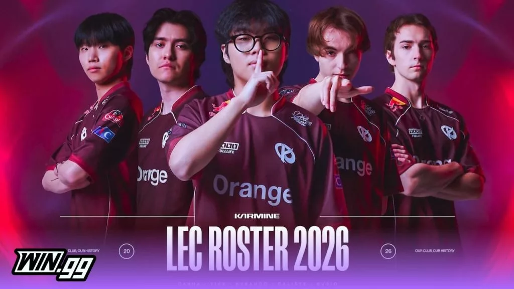 Karmine Corp's 2026 LEC roster
