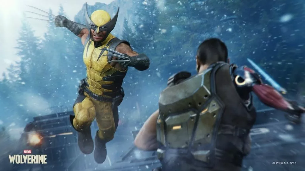 Insomniac Wolverine fights an enemy