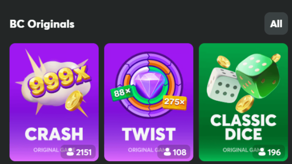 BC.Game crypto casino app