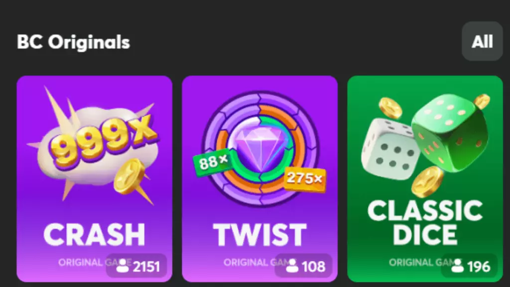 BC.Game crypto casino app