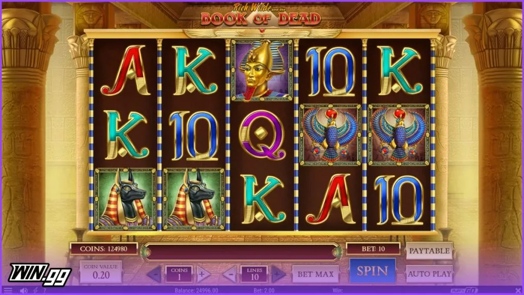 book of dead free slot