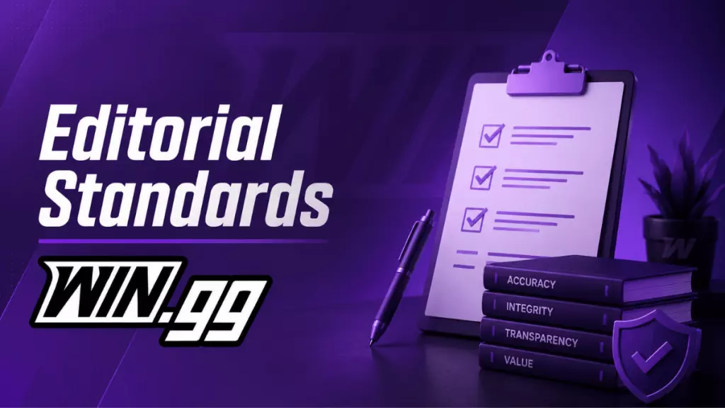 Editorial standards at WIN.gg