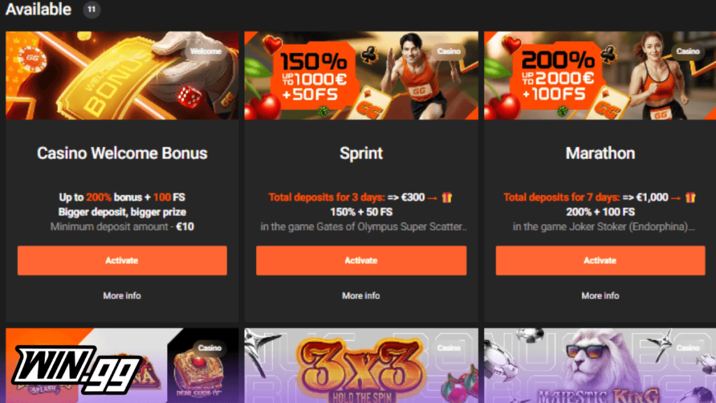 GG.Bet free spins
