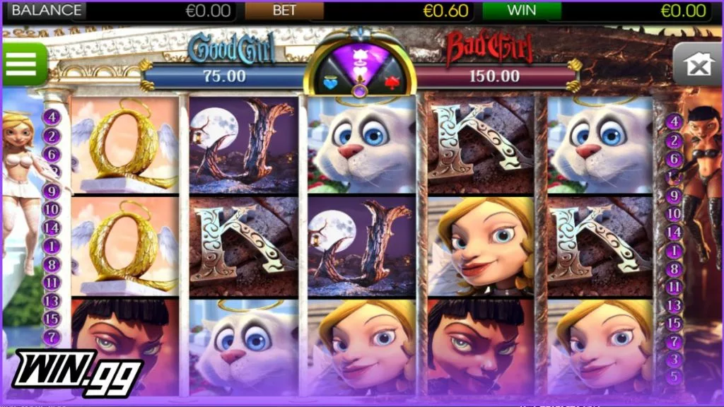 a screenshot of Good Girl Bad Girl - best mint.io casino slots