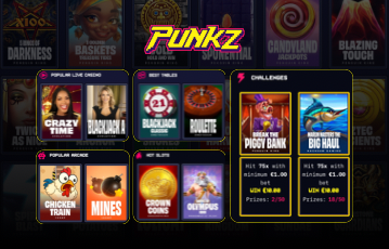 Punkz Game Types