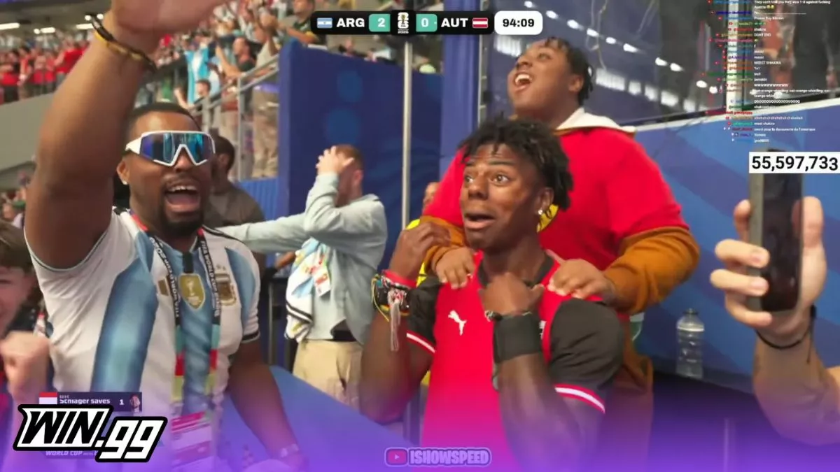 iShowSpeed livestreams World Cup match as Lionel Messi sets record