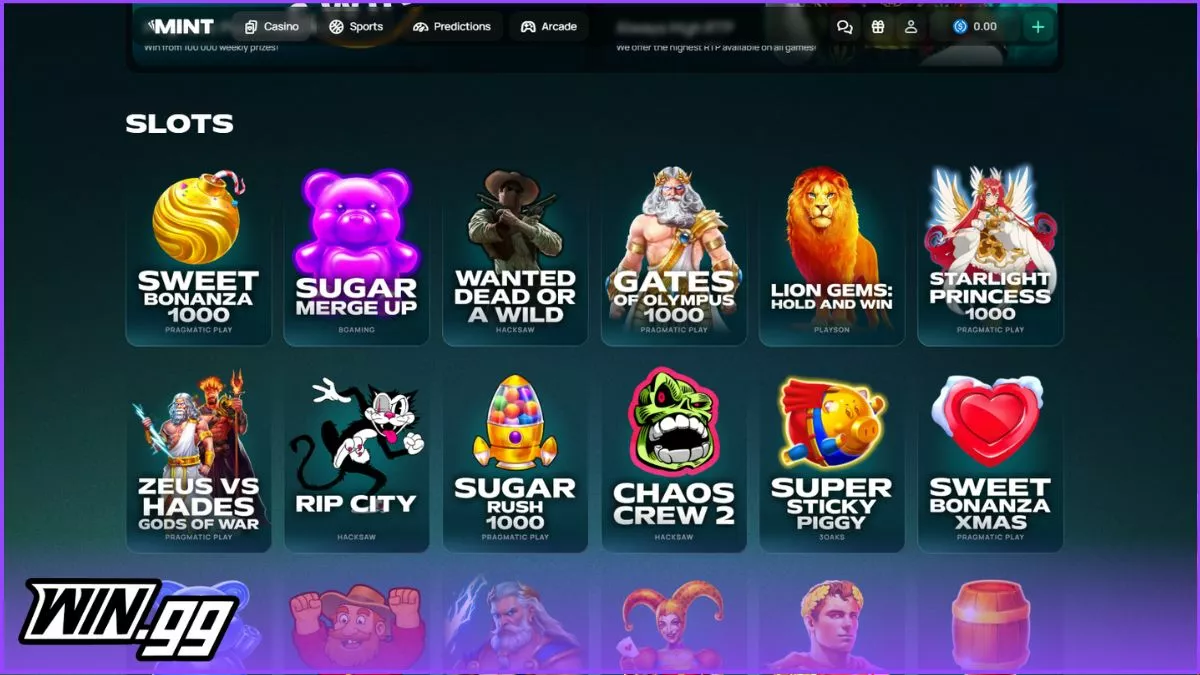 The Best Slots at Mint.io Casino – Top High RTP Titles Worth a Spin