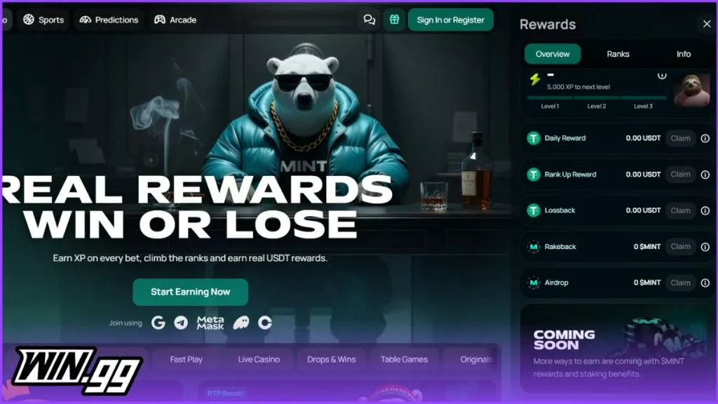 a screenshot of mint.io's bonus