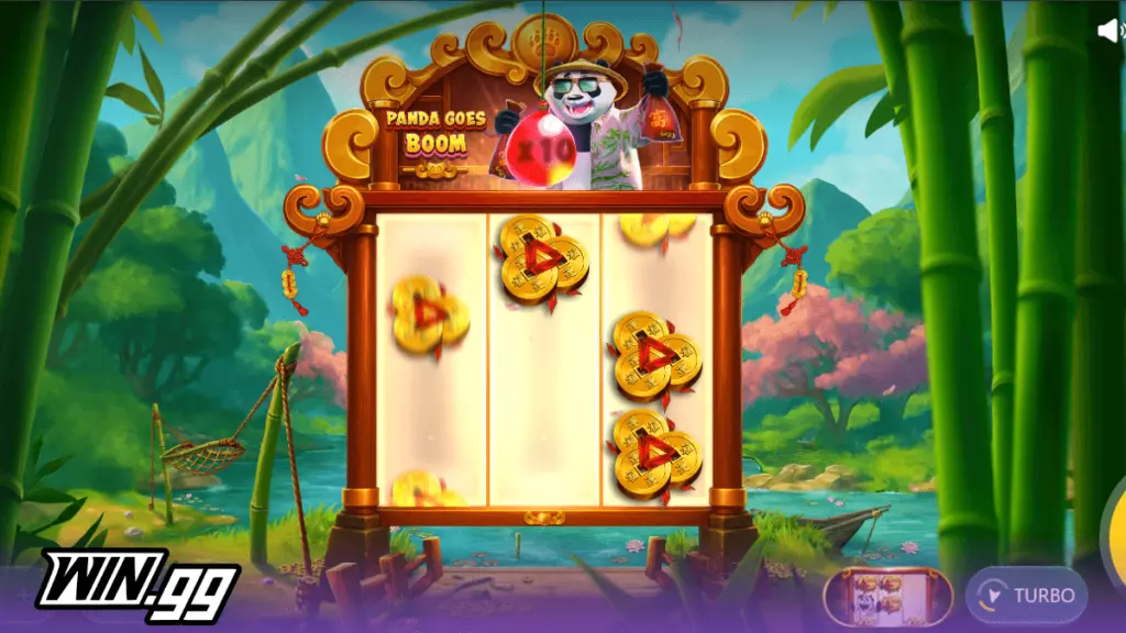 panda goes boom bonus game