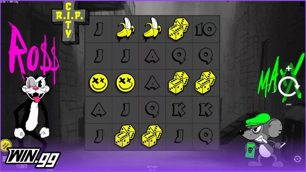 a screenshot of RIP City - best mint.io slots