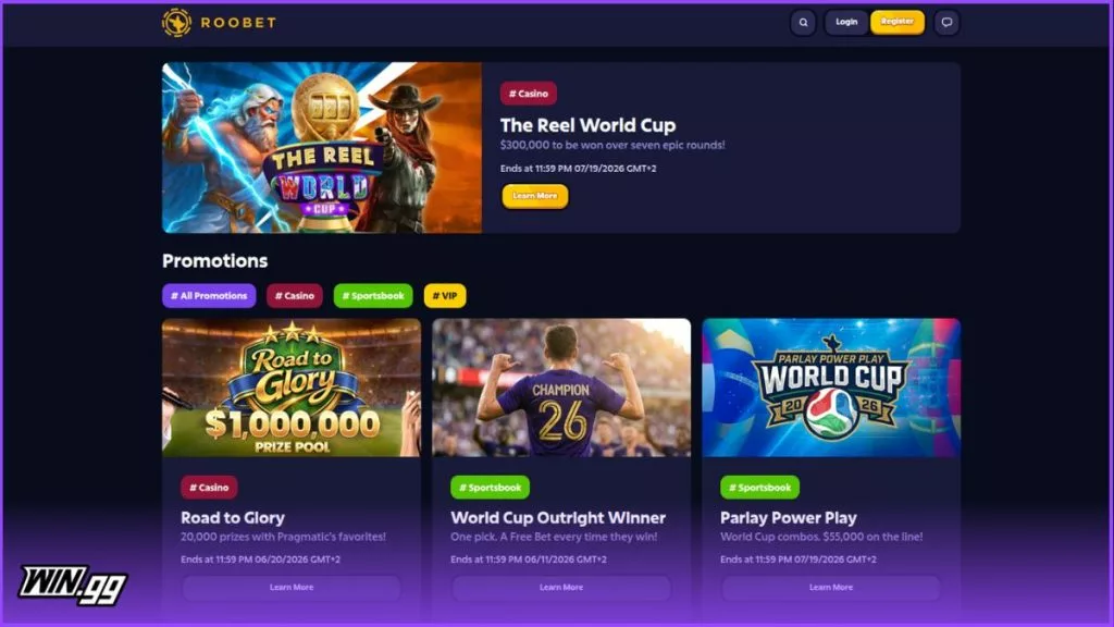 roobet world cup betting bonuses and promotions