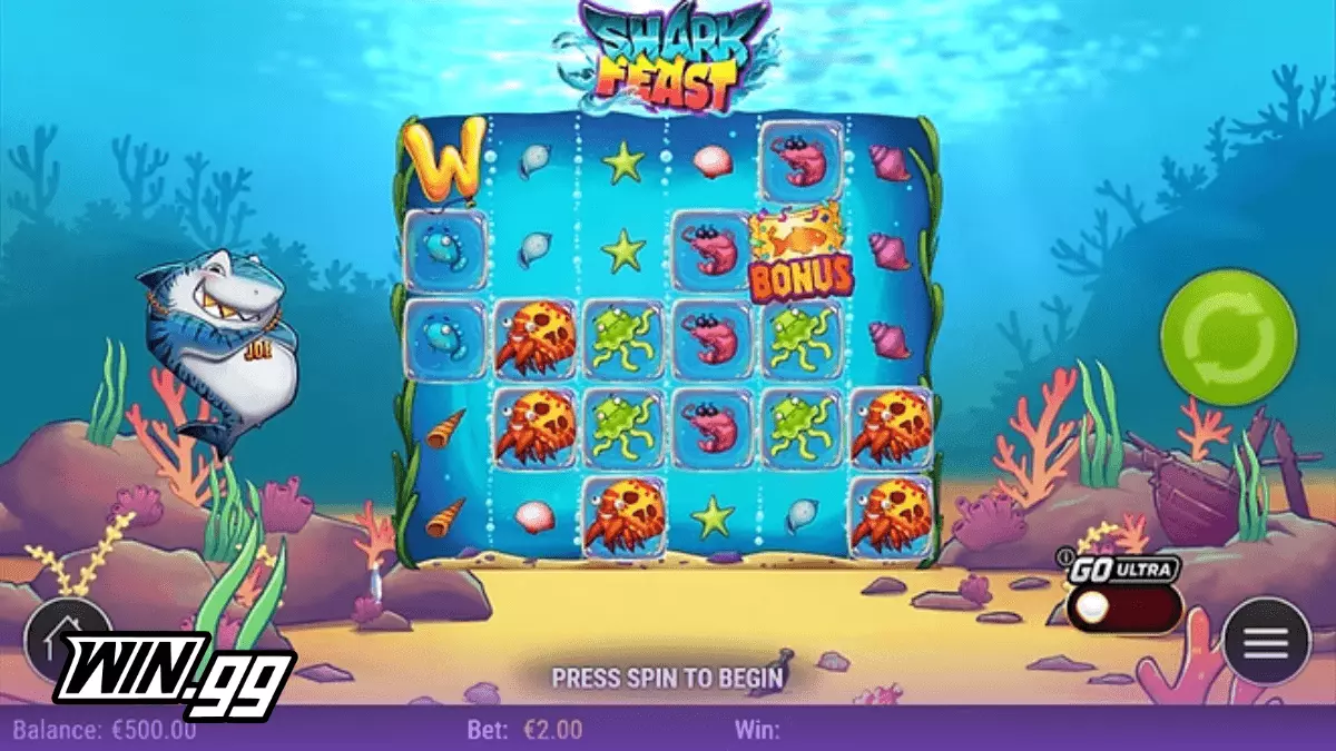 The Shark Feast slot is a new underwater adventure from Play’n GO