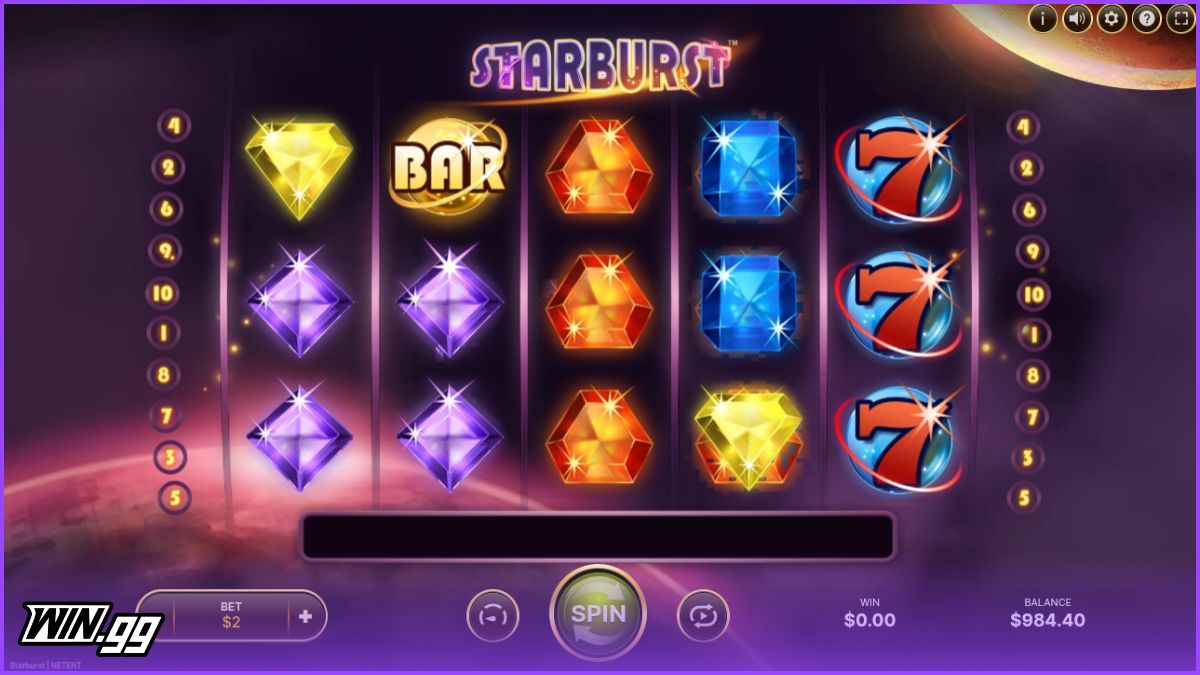 starburst free slot