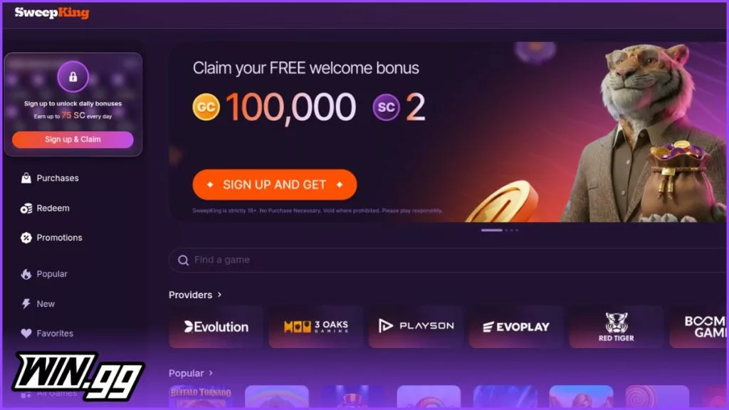 sweepking casino review