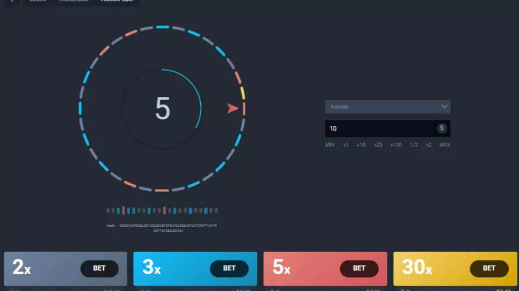 Thunderpick spin