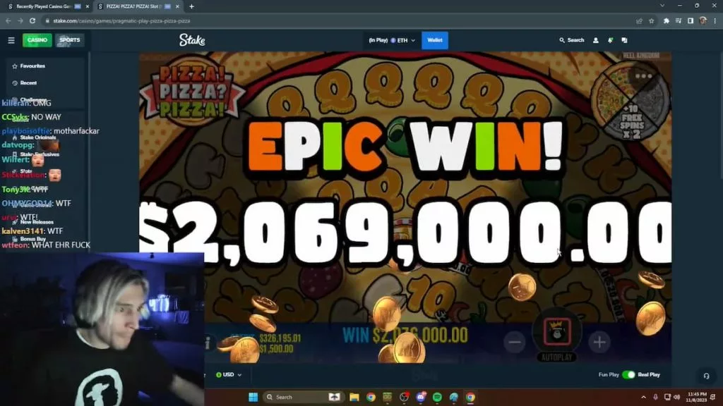 xQc pizza pizza pizza greatest win