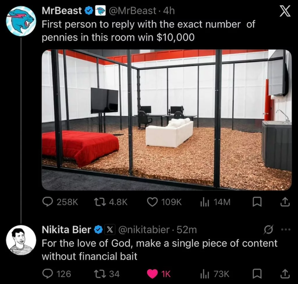 Nikita Bier MrBeast