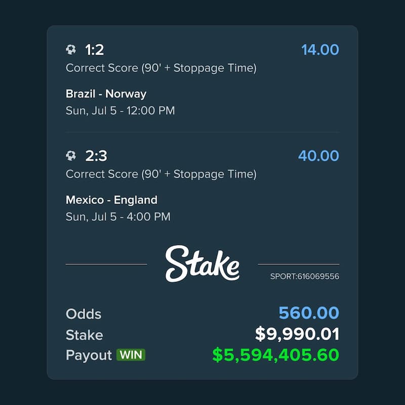 Trainwreckstv's $5.5 million World Cup bet